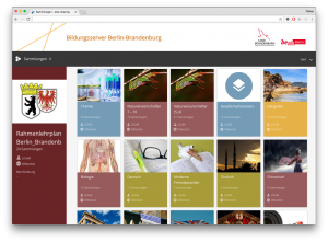 Screenshot Lehrplansammlungen