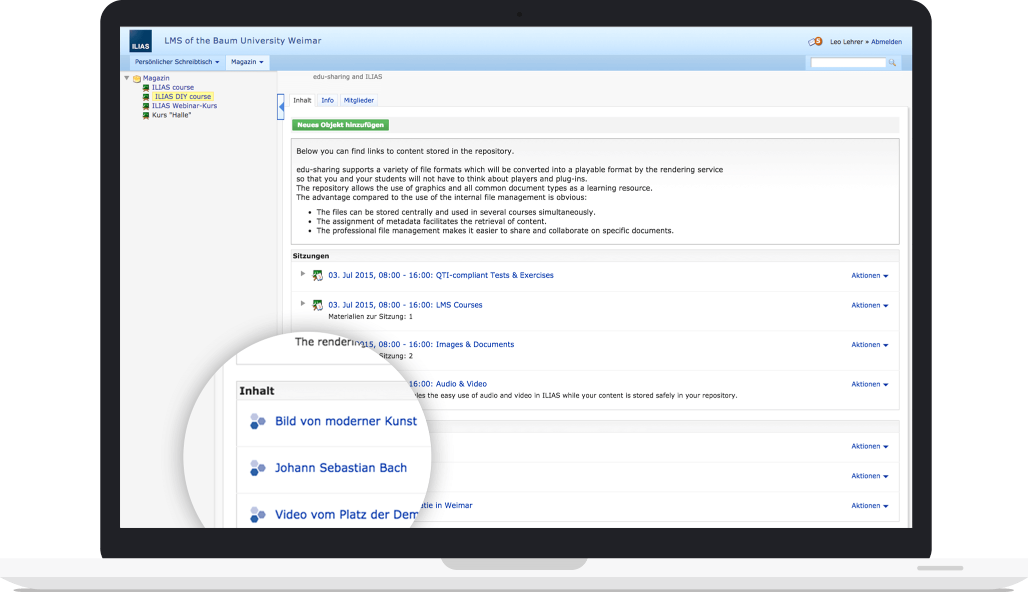 Bild: ILIAS LMS